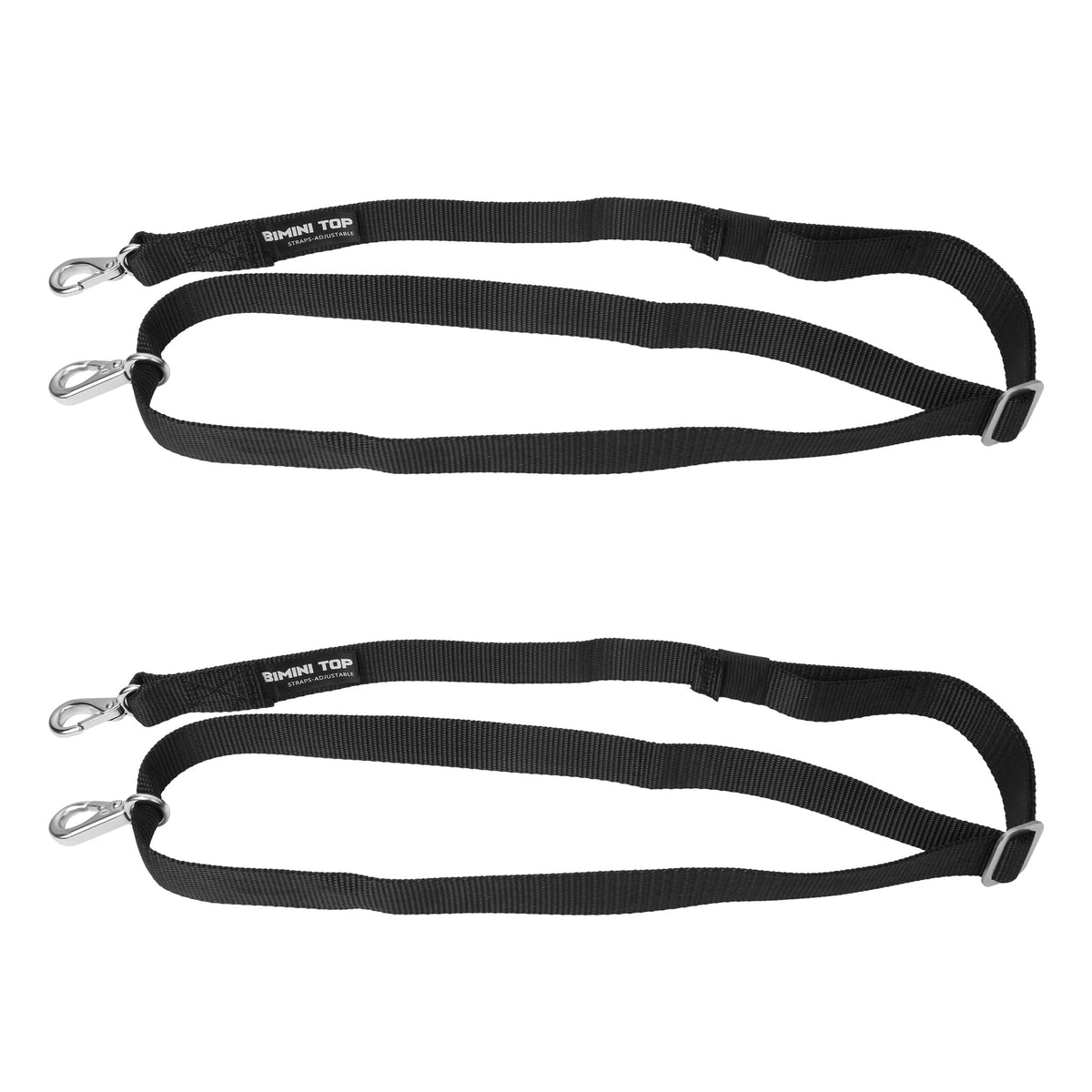 Necmetu front view of two bimini straps showing complete set benefit