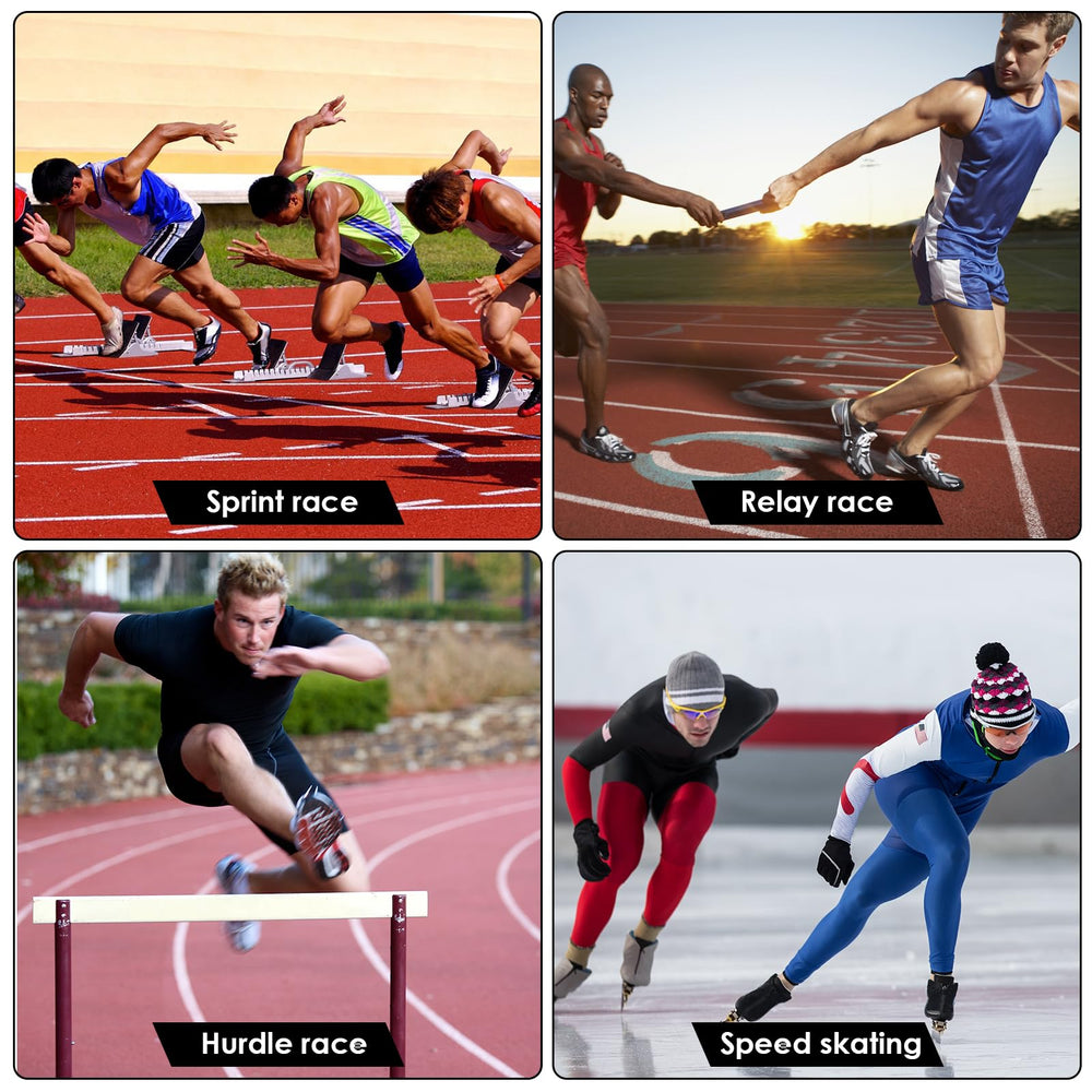 NELOMO hip numbers visible on runners in lanes improving official visibility