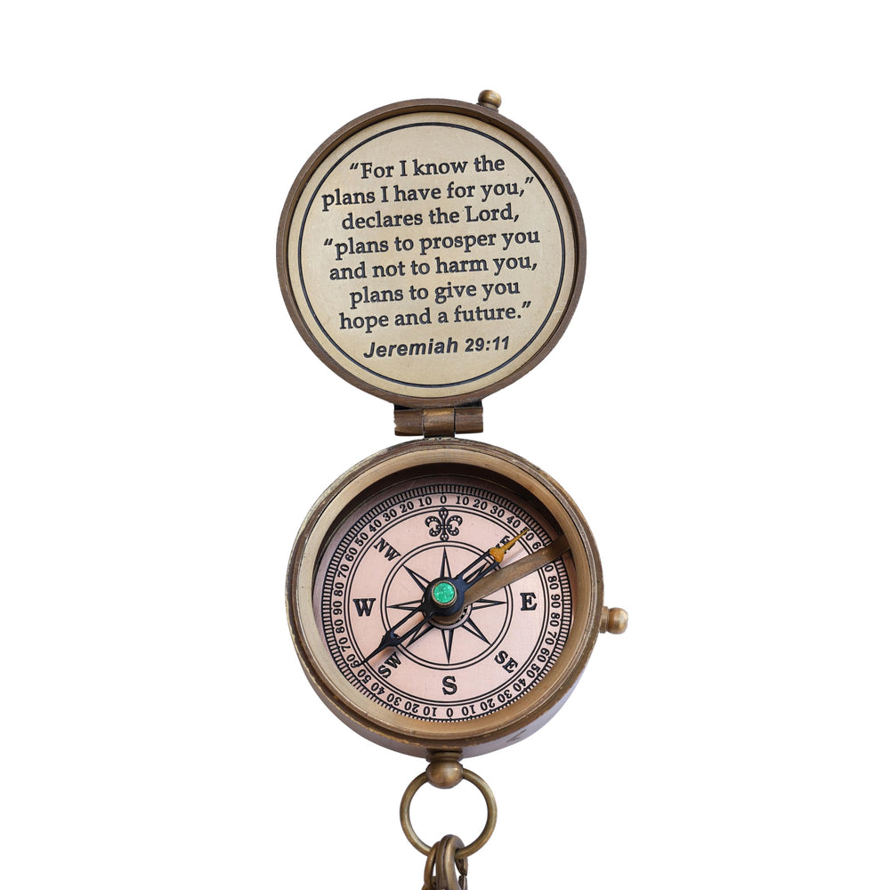 NEOVIVID compass in hand scale comparison to show portable, pocketable benefit