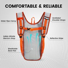 Nepest close-up of padded shoulder strap and breathable mesh for comfort