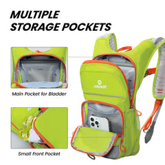 Nepest breathable mesh back panel and padded straps for long-lasting child comfort