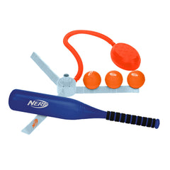 NERF AirTee front packaging showing all included parts for easy play