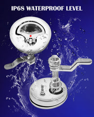 Nerites close-up of 316 stainless steel surface highlighting corrosion resistance