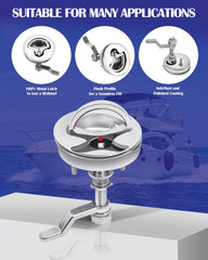 Nerites folded D-handle demonstrating low-profile benefit and snag-free deck
