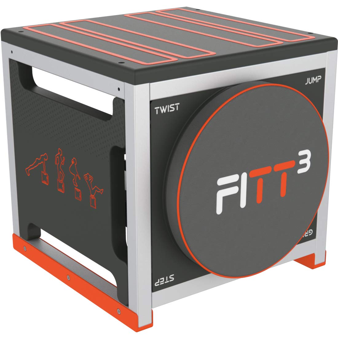 New Image FITT Cube front view showing compact full-body workout station and convenience