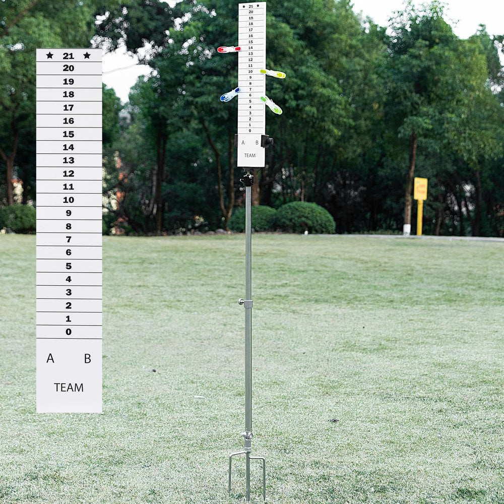 New Valley Warbler front view showing clear PVC scoreboard and bold numerals for easy reading