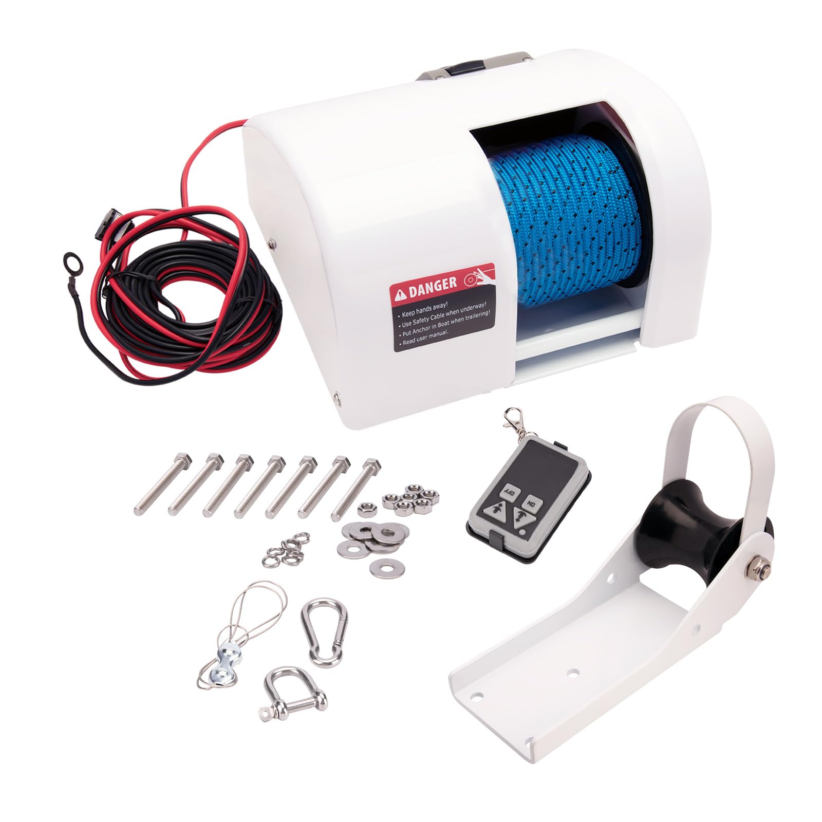 NEWMAIX front winch profile showing compact footprint and easy mounting benefit