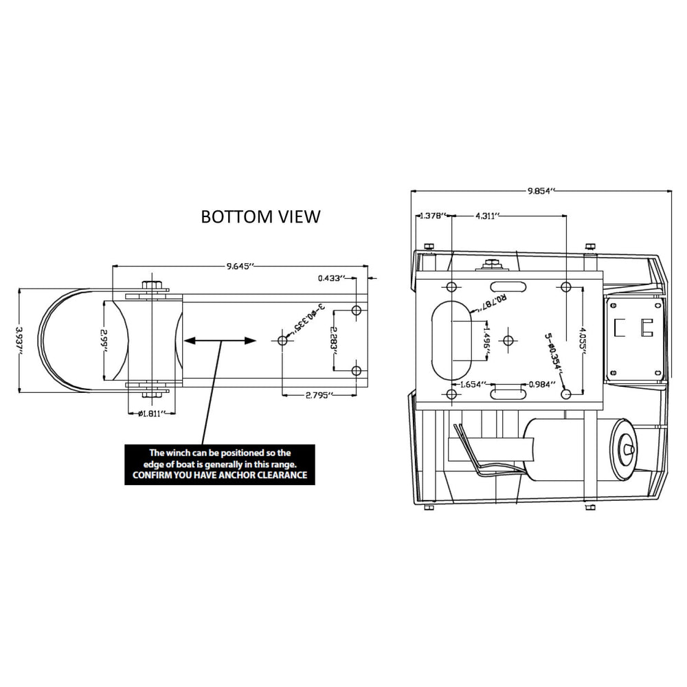 NEWMAIX roller davit detail holding anchor steady for secure deployment benefit
