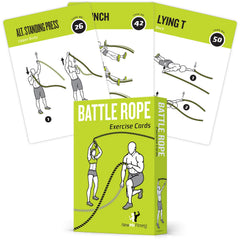 NewMe Fitness front packaging showing the 62-card deck and box, portable program benefit