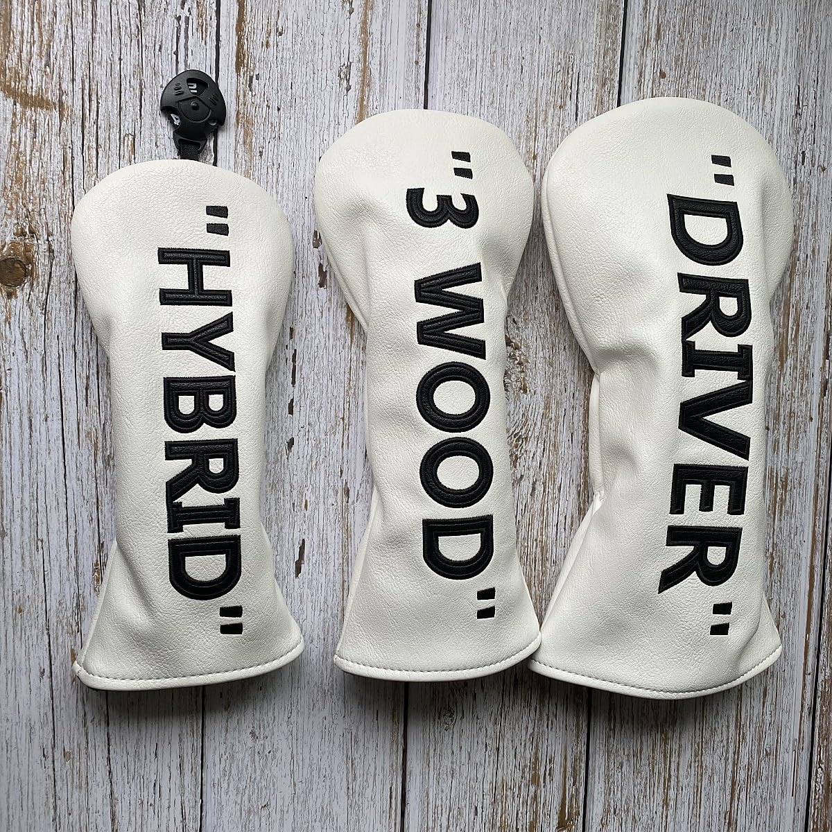 NEwoilkwo detailed applique lettering with embroidered edge for clear club ID and durability