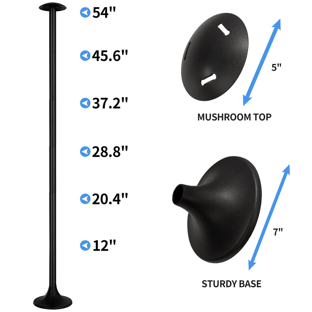 NEXCOVER wide 7-inch base for greater stability and load distribution