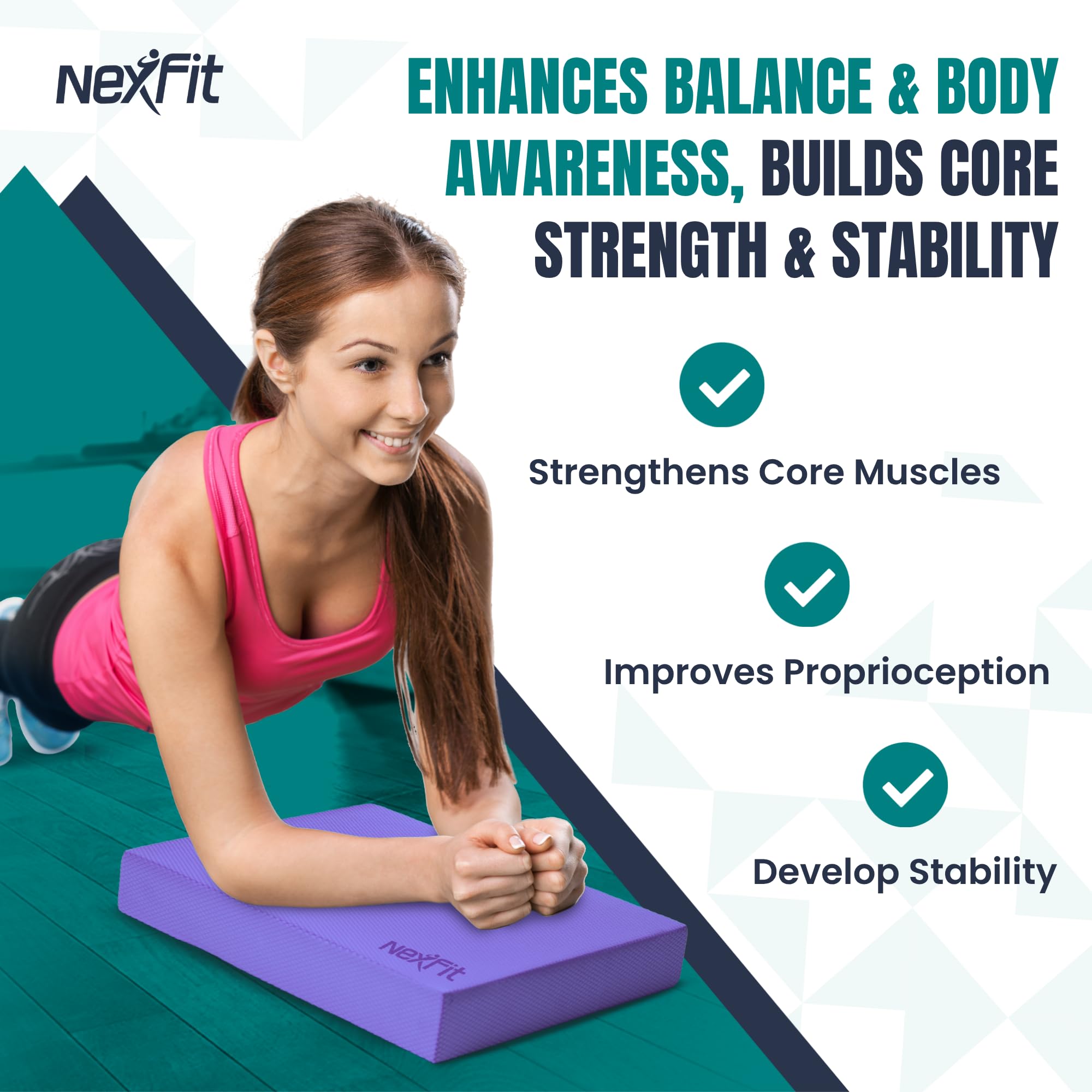 NEXFIT used as a seat cushion offering comfort and posture support