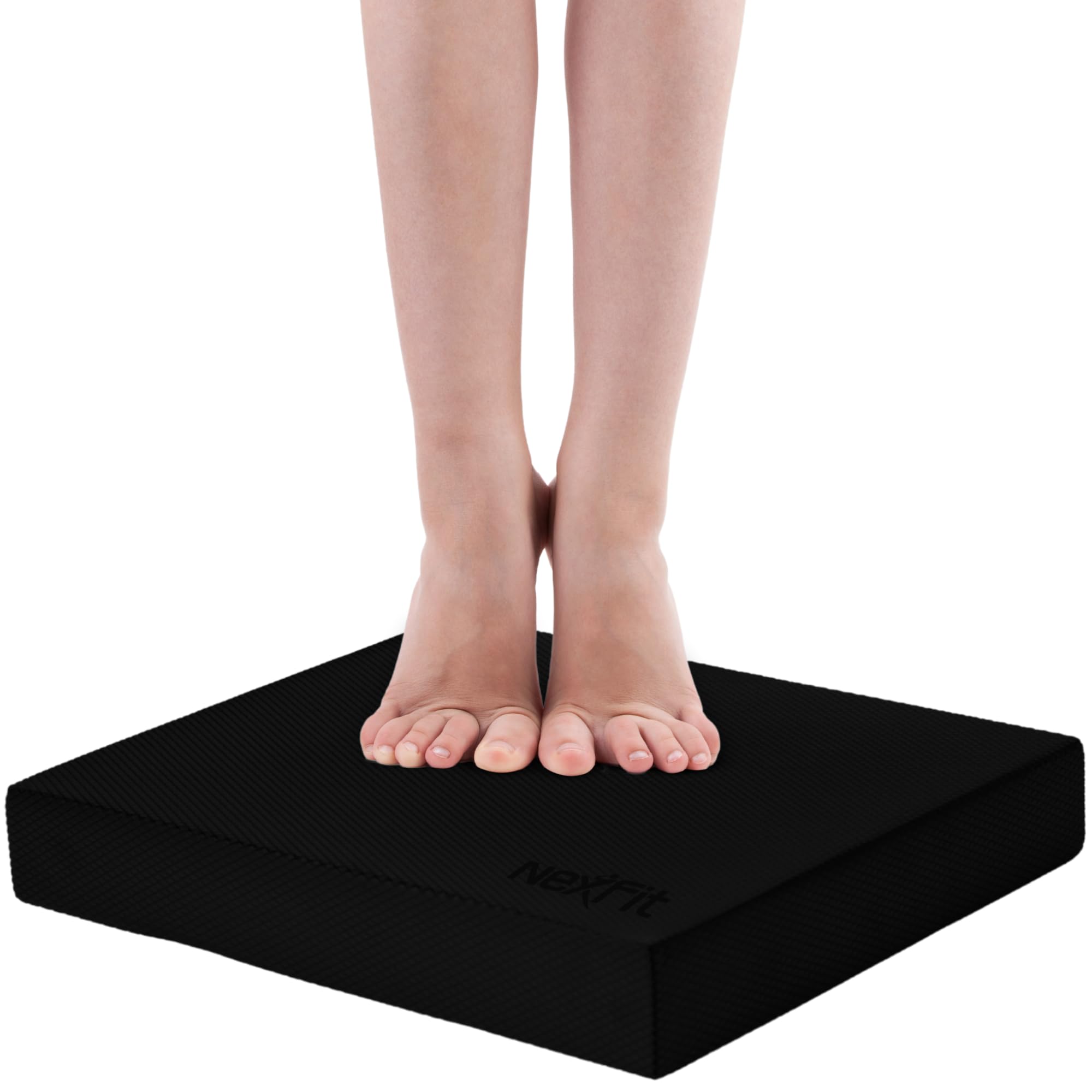 NEXFIT used outdoors on grass demonstrating sweat-proof surface for open-air training