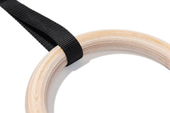 NEXPRO rings in use demonstrating pull-up and dip benefits for strength training