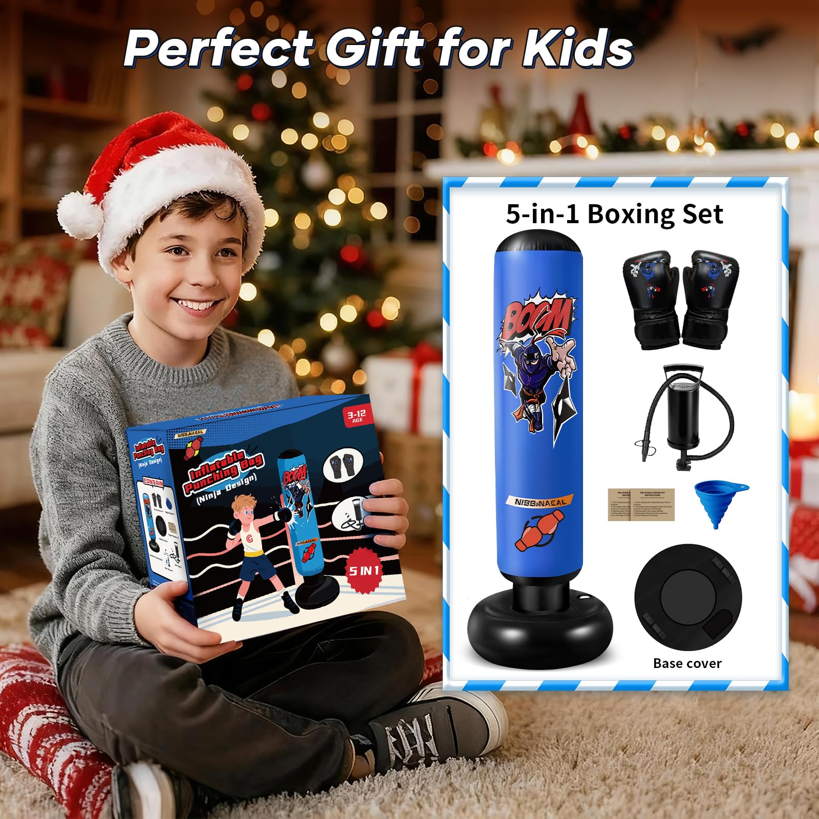 NIBBaNACAL packaged kit with funnel and instructions highlighting complete, gift-ready set