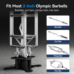 niffgaff side profile showing multiple barbells stored upright for space saving