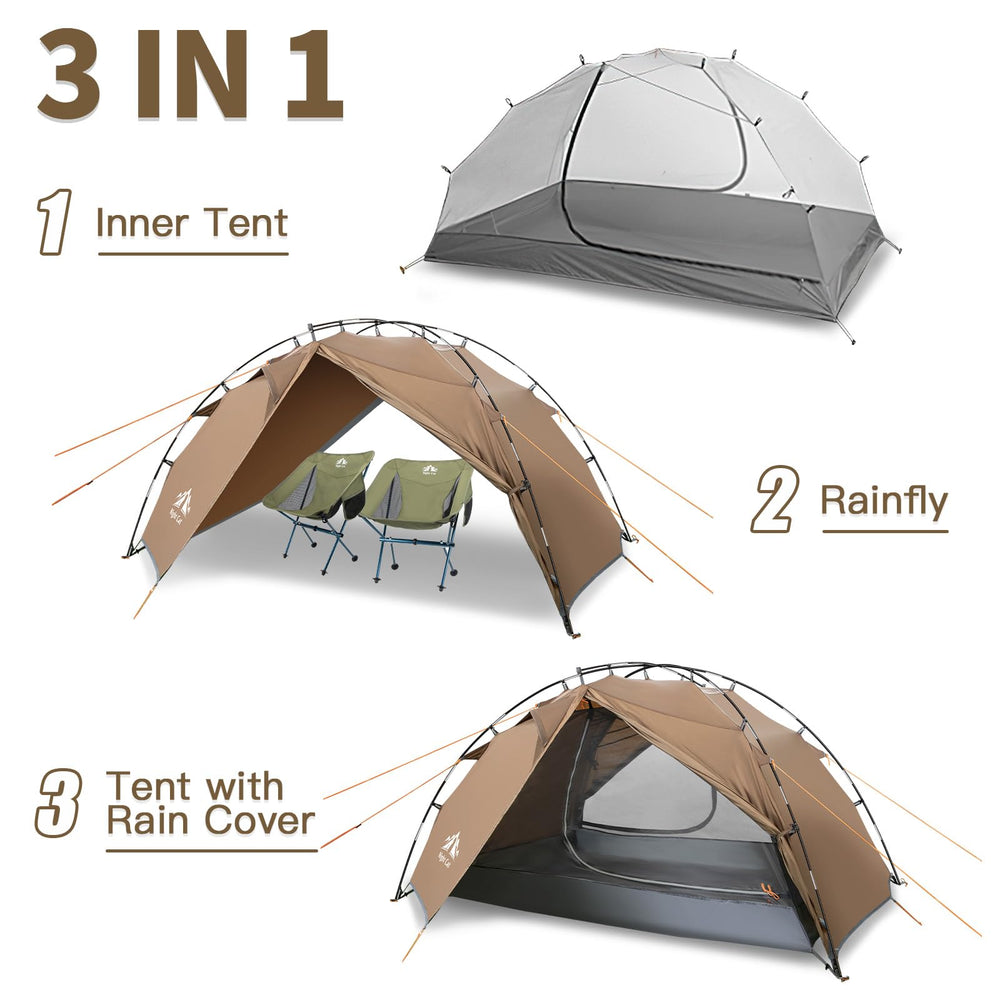 Night Cat interior space with two sleeping pads demonstrating roomy layout and comfort