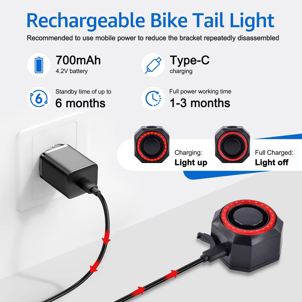 NineLeaf tail light brightening in brake mode to warn traffic behind you