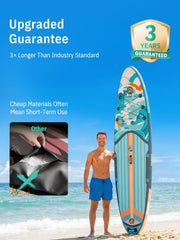 niphean accessories laid out including paddle pump and backpack for ready-to-go convenience