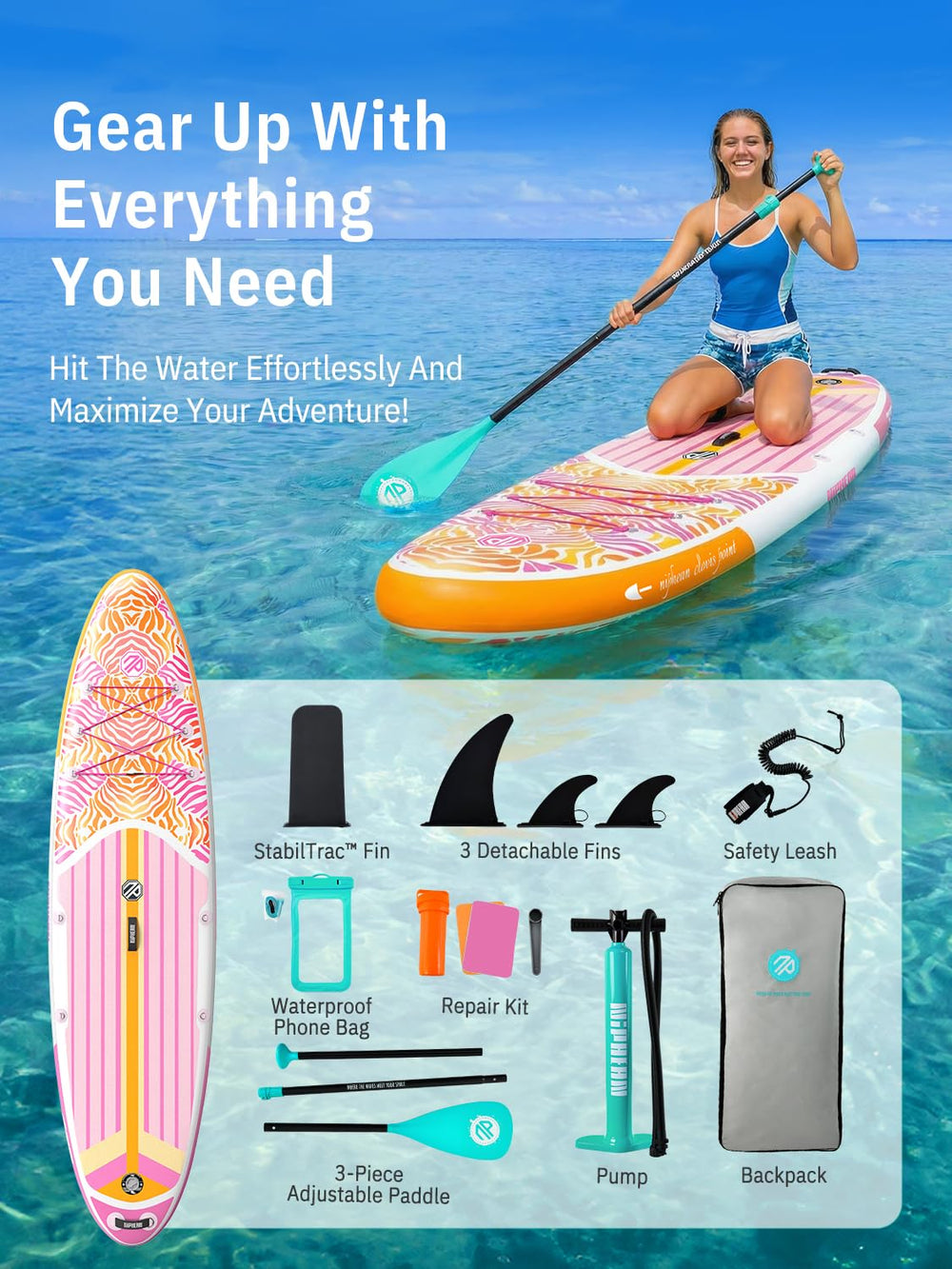 niphean D-ring and bungee detail showing attachment points for cargo and kayak seat