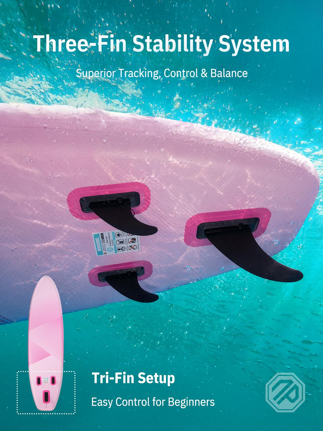 niphean detachable fins detail improving tracking and easy removal