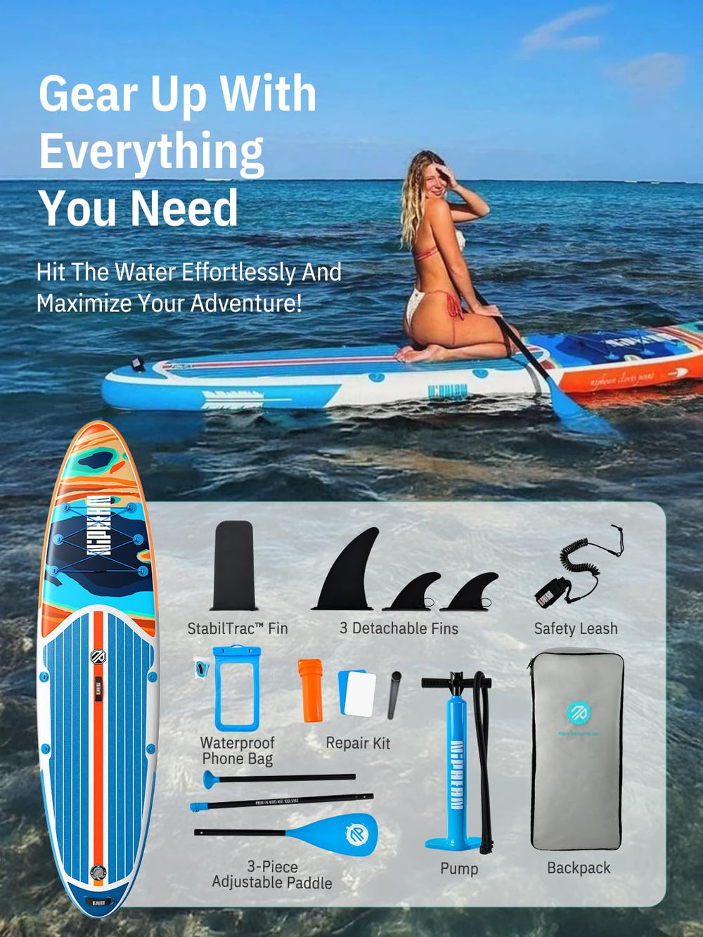 niphean D-rings and bungee storage displaying secure gear attachment options