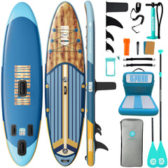 niphean navy blue SUP front view showing stability and portability benefit