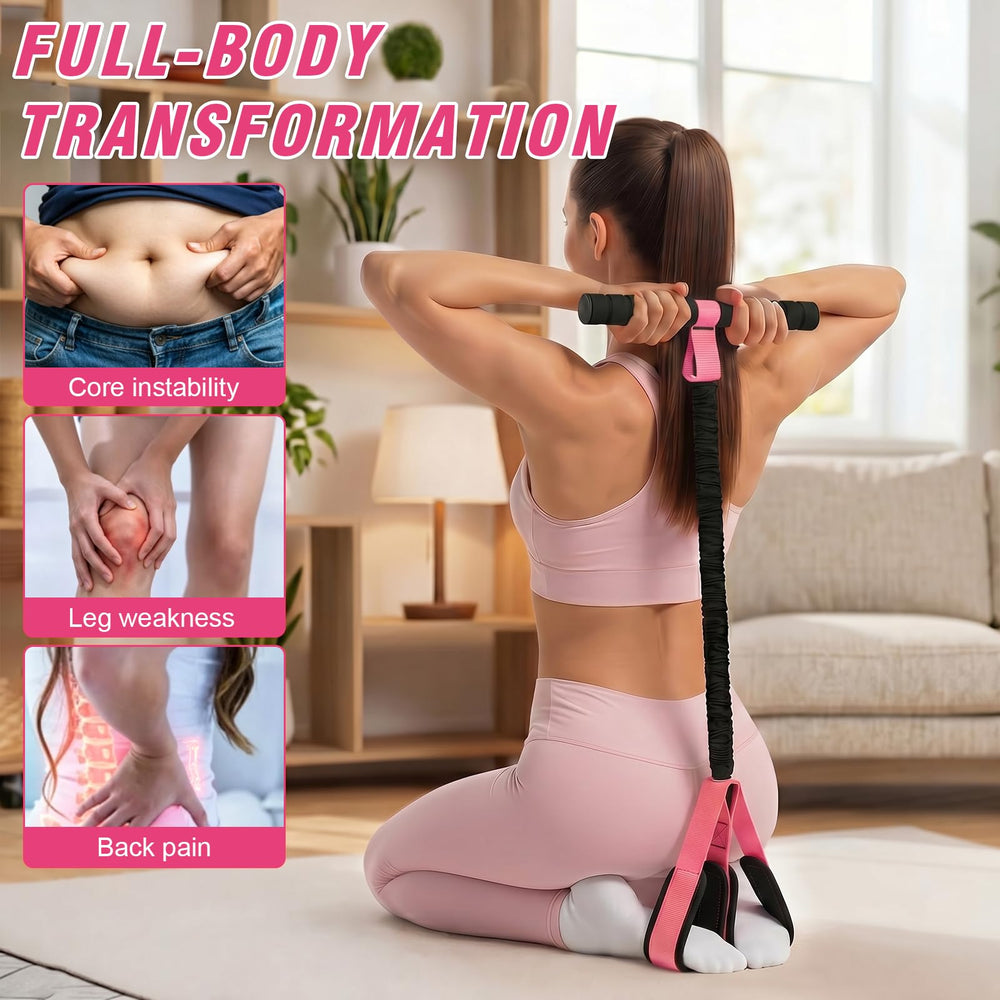 Nisuez in-use sit-up demonstration showing controlled core resistance benefit