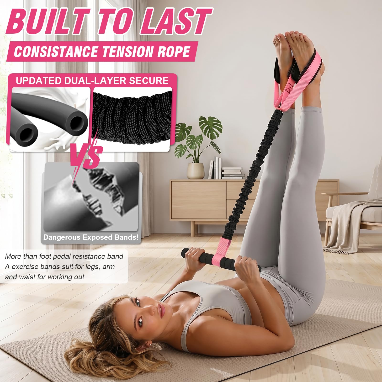 Nisuez cushioned cotton-padded foot pedal texture for non-slip sweat-wicking support