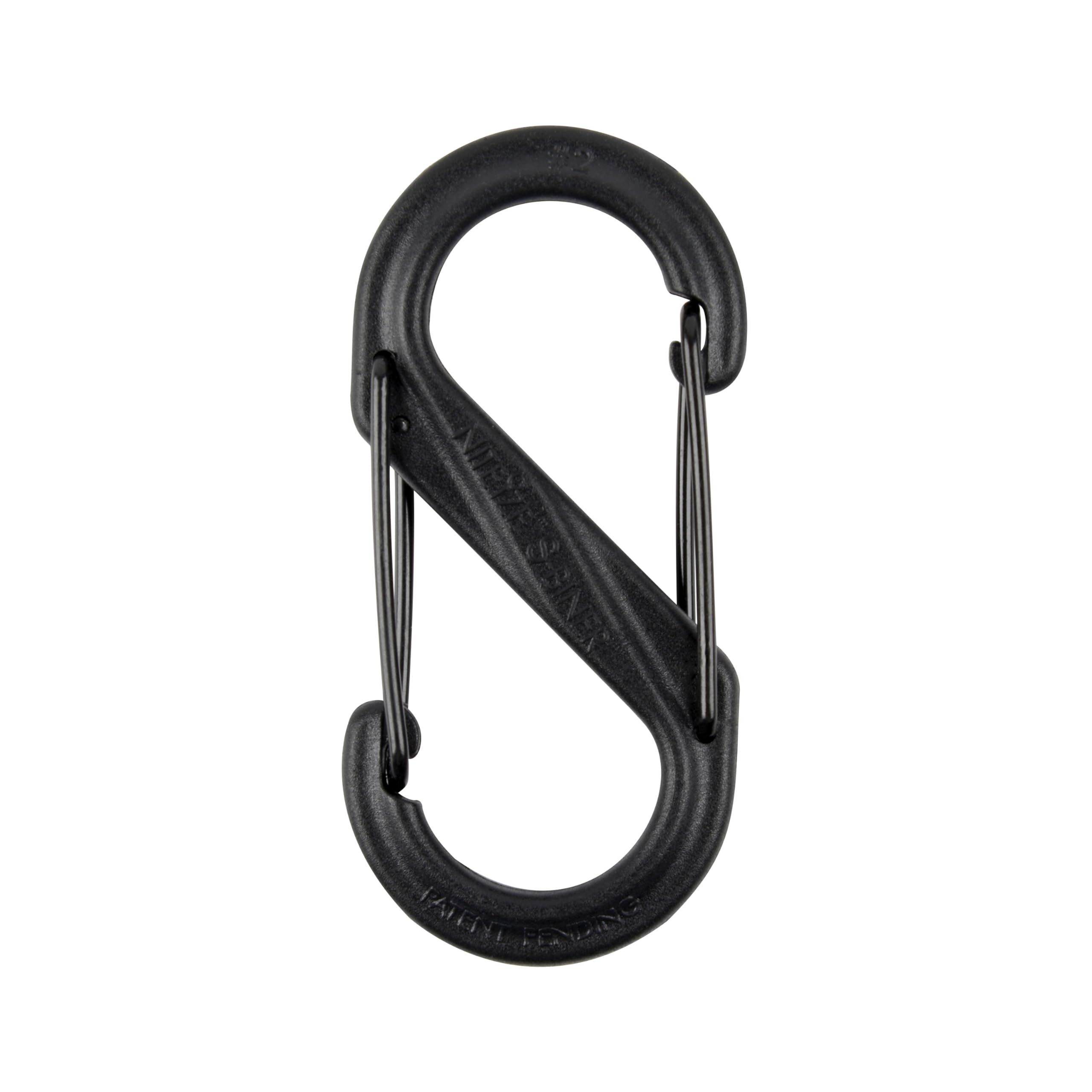 Nite Ize close-up of stainless steel wire gate highlighting secure closure and durability