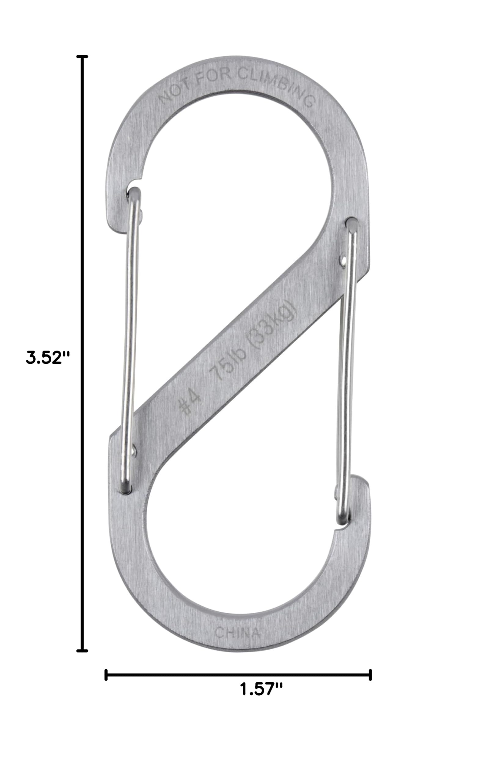 Nite Ize S-Biner clipped to water bottle loop demonstrating hands-free carry benefit