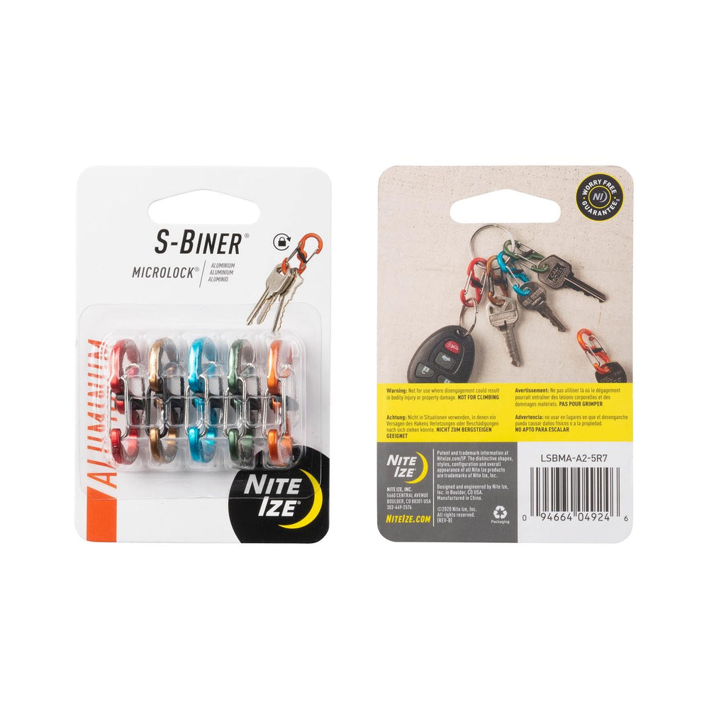 Nite Ize two 10-count packs displayed showing spare clips and value benefit
