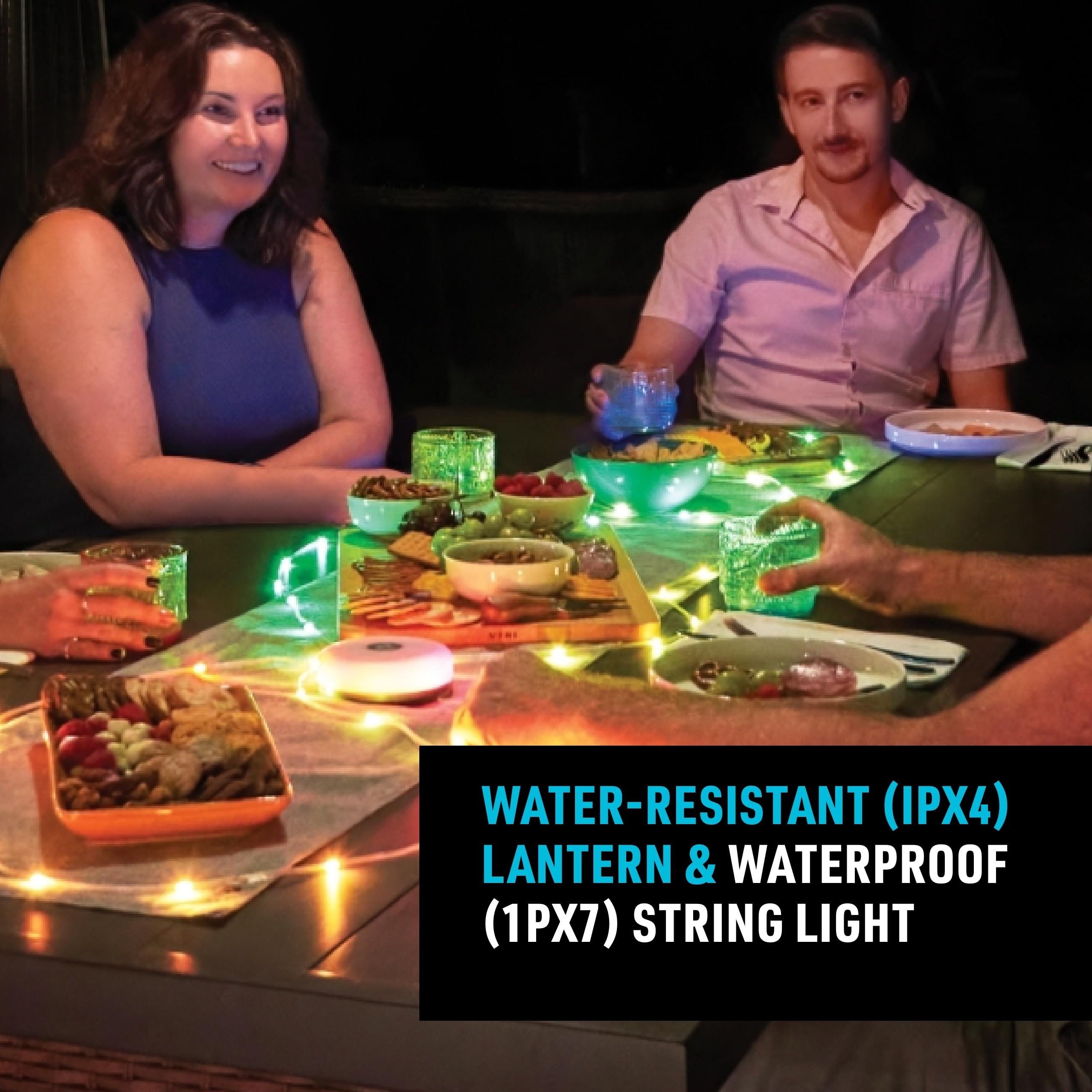 Nite Ize lantern held in hand for scale, compact portable size benefit