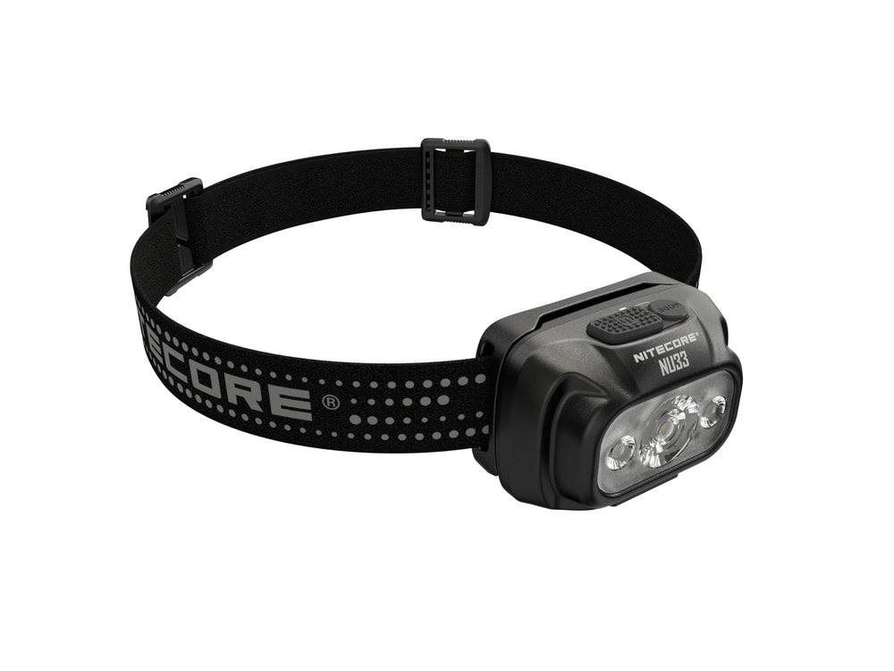 Nitecore NU33 side profile highlighting unibody design and heat dissipation benefit