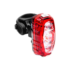 NiteRider Omega 330 EVO front view showing bright LED array and secure housing benefit