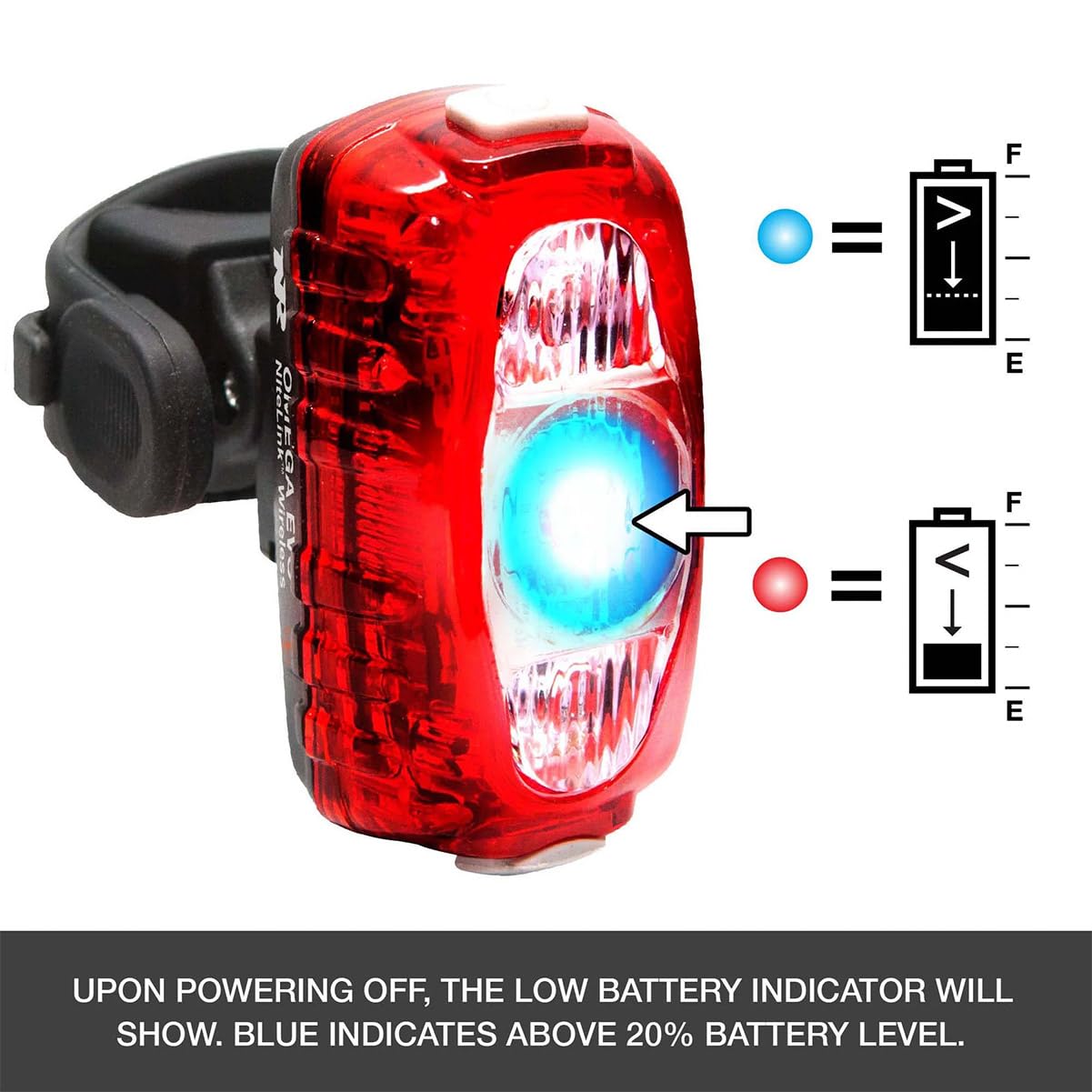 NiteRider Omega 330 EVO illuminated in daylight proving high visibility benefit