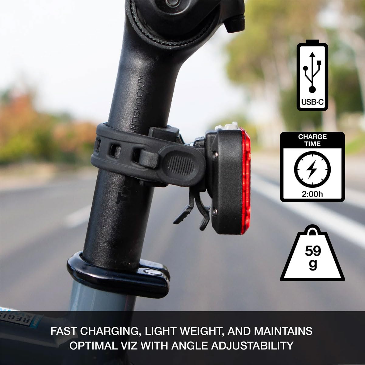 NiteRider Vmax+ close-up of COB LED array for concentrated brightness
