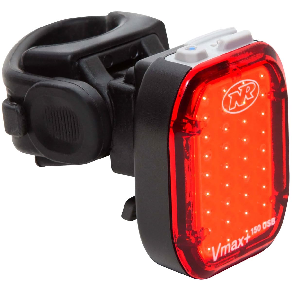NiteRider Vmax+ front profile showing compact body and beam benefit