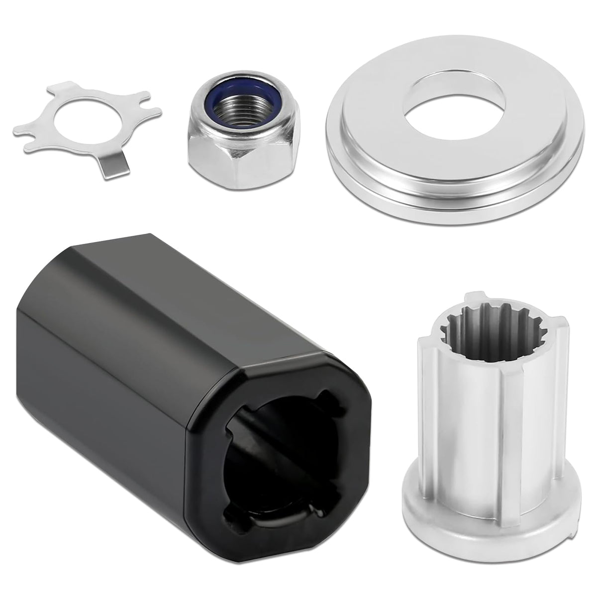 NIULPFZTK front assembly shot showing complete hub kit for easy replacement