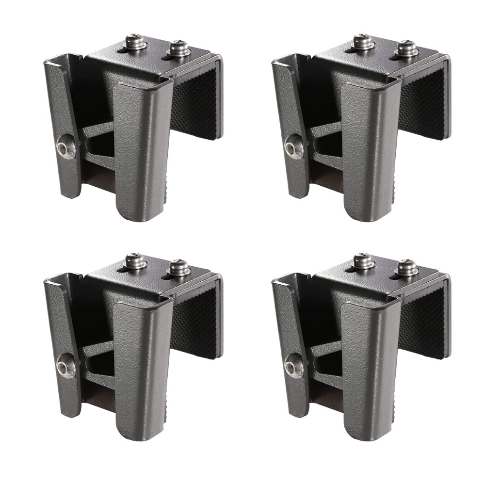NKEOSN front view of four stainless steel fender clips showing compact design and easy handling