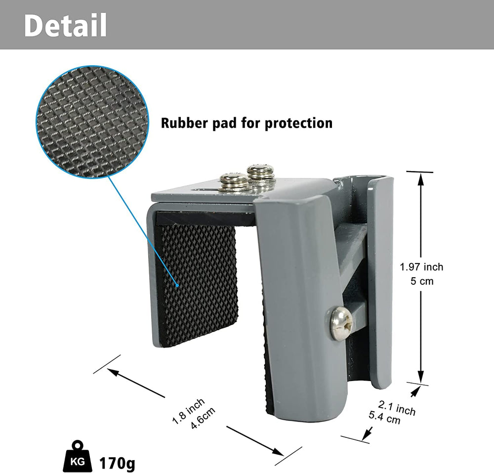 NKEOSN size comparison with ruler showing rail compatibility and correct sizing advantage