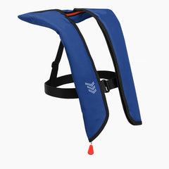 NLZGA front view low-profile life jacket showing slim fit and mobility benefit