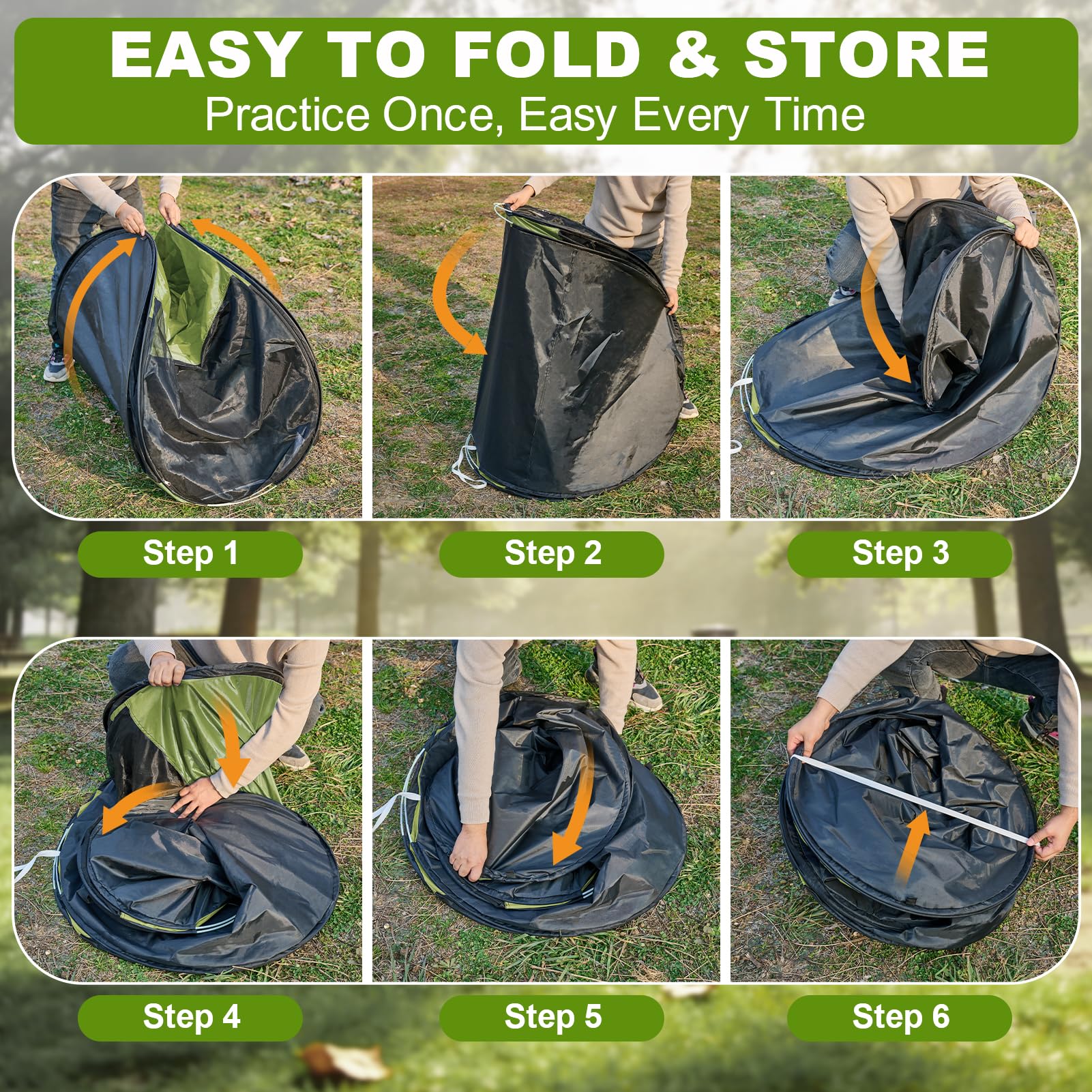 NNG metal stakes and dual zippers displaying secure anchoring and access