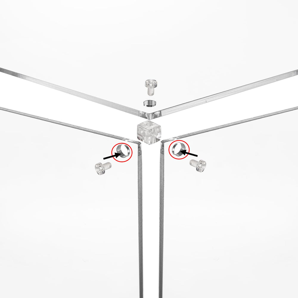 Noamus assembly kit with screwdriver and screws, demonstrates easy setup benefit