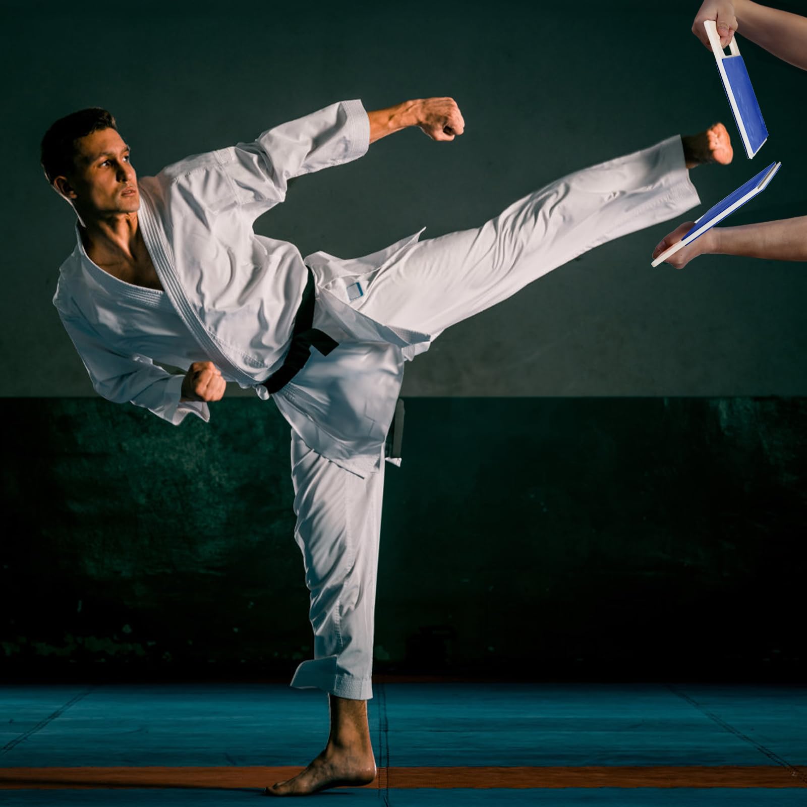 Noamus boards on home gym floor illustrating family training and easy resets