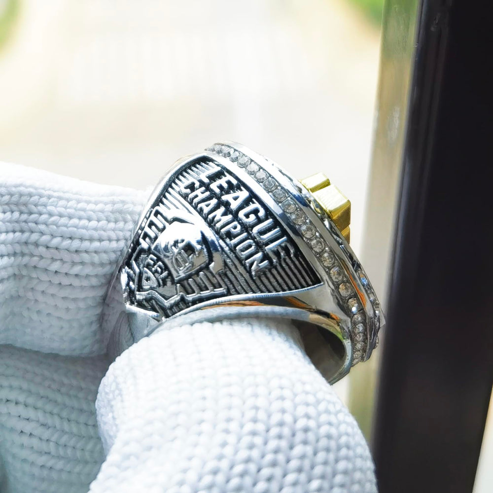noblehead ring lifestyle display on table emphasizing celebratory keepsake appeal