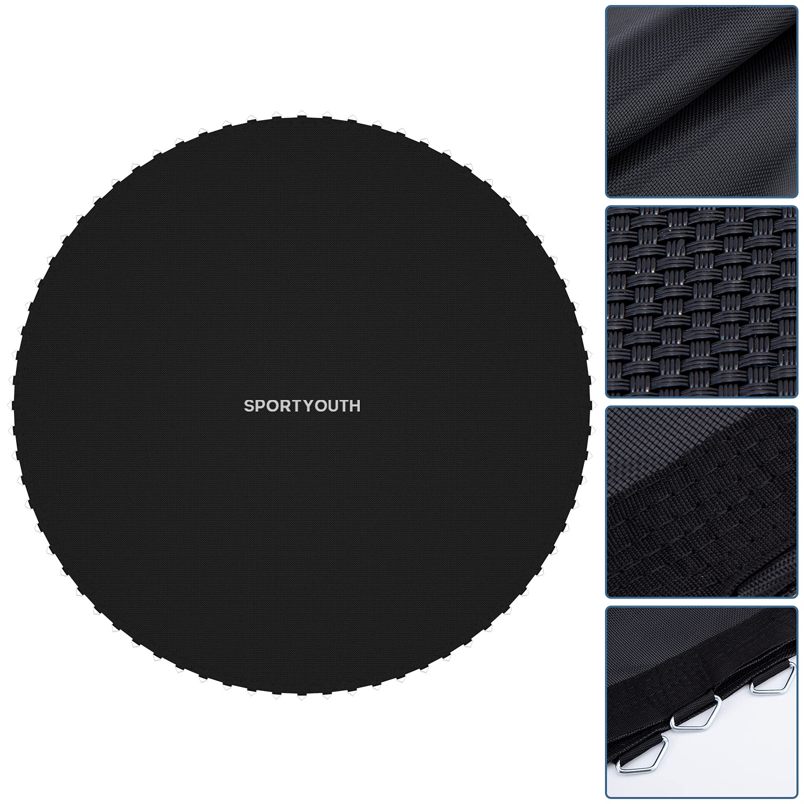 NONMON close-up of reinforced stitched v-ring area showing secure attachment benefit