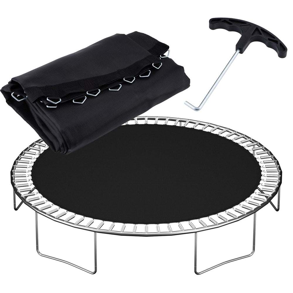 NONMON front view of 12ft replacement mat showing fit and label benefit durable fit