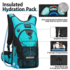 NONSAR wide-mouth 3L water bladder open for ice and quick cleaning benefit