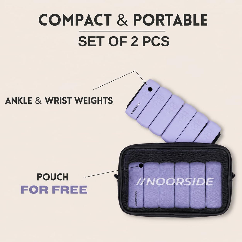 NOORSIDE ankle band during home Pilates to increase muscle activation